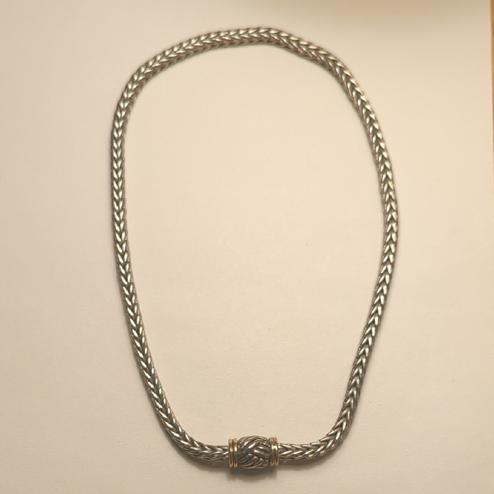 Elegant Two-Tone Women's Necklace